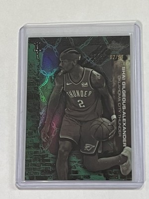 2025-26 Topps Chrome Cactus Jack Shai Gilgeous Alexander Green Refractor /99