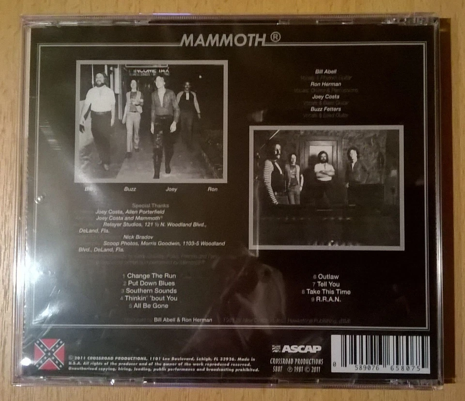 MAMMOTH rare Hard Southern Rock - CD mint sealed - Photo 2/2