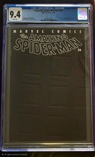 Amazing Spider-Man 36 v2, World Trade Center 9/11 story (2001) black cover