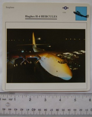 Hughes H-4 Hercules - USA - Wasserflugzeug - Collectors Club Karte