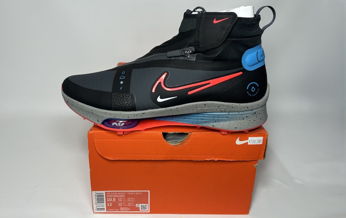 Size 10.5 - Nike Air Zoom Infinity Tour 2 Shield Anthracite Bright