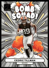Cedric Tillman 2023 Donruss #BS-20 Bomb Squad Cleveland Browns Football Card