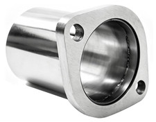 3 Exhaust Flange Adapter T304 Stainless Steel 2-bolt Exhaust Flange Pipe 2 Hole