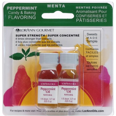 LorAnn Süßigkeiten & Backen Aroma 0,125 Unzen 2/Pkg - Pfefferminzöl GESCHMACK - 70