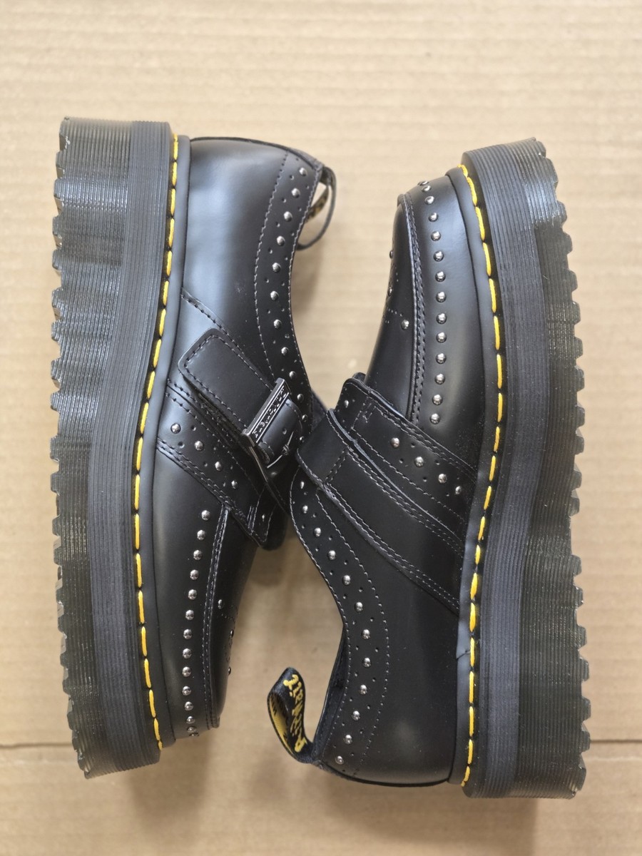 Dr. Martens Ramsey Quad Stud Monk Strap Creeper Shoe Boot Platform