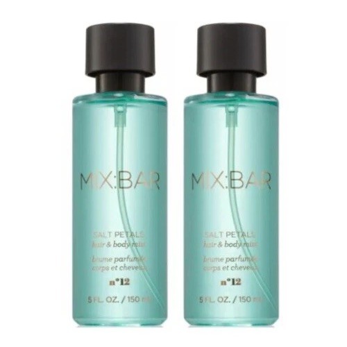 2 PACK MIX BAR Hair & Body Mist, Salt Petals N12 5oz