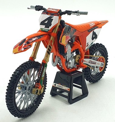 NewRay 1/12 Scale 58473 - KTM 450 SX-F #4 Motorbike - Sexton