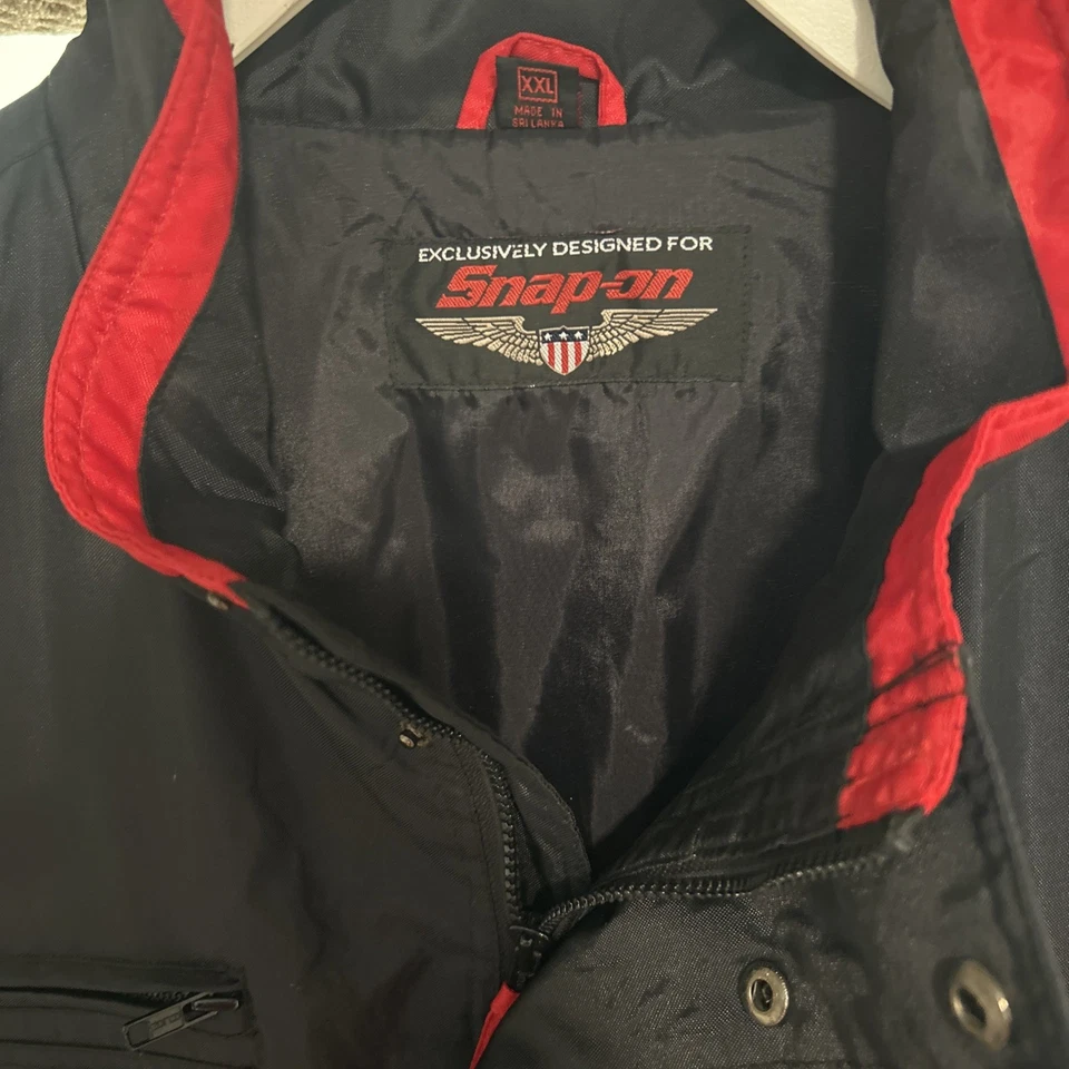 Snap On Tools Jacket 2XL Mens Technician Button Full Zip Utility Workwear - Image 2 of 4