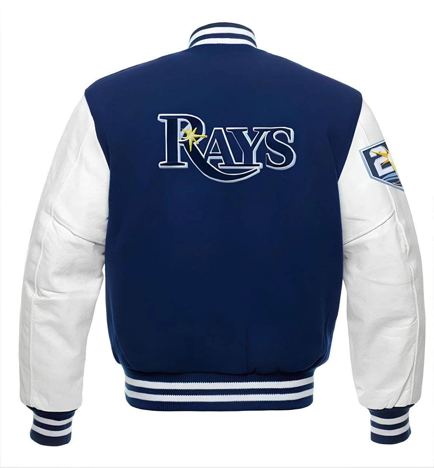 Tampa Bay Royal Blue Body White Jacket  (Not Satin, Not Wool, Not Leather)