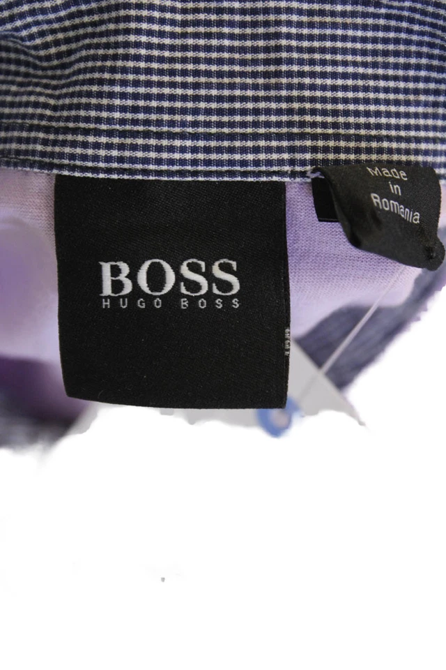 Top Boss Hugo Boss Mujer Algodón Manga Corta Cuello en V P Púrpura Talla L Foto 4 de 4