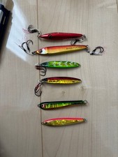 Metal Jig 60g Set of 5 RISEJIG-FLAT TG Bait, Bin Bin Metal, etc.