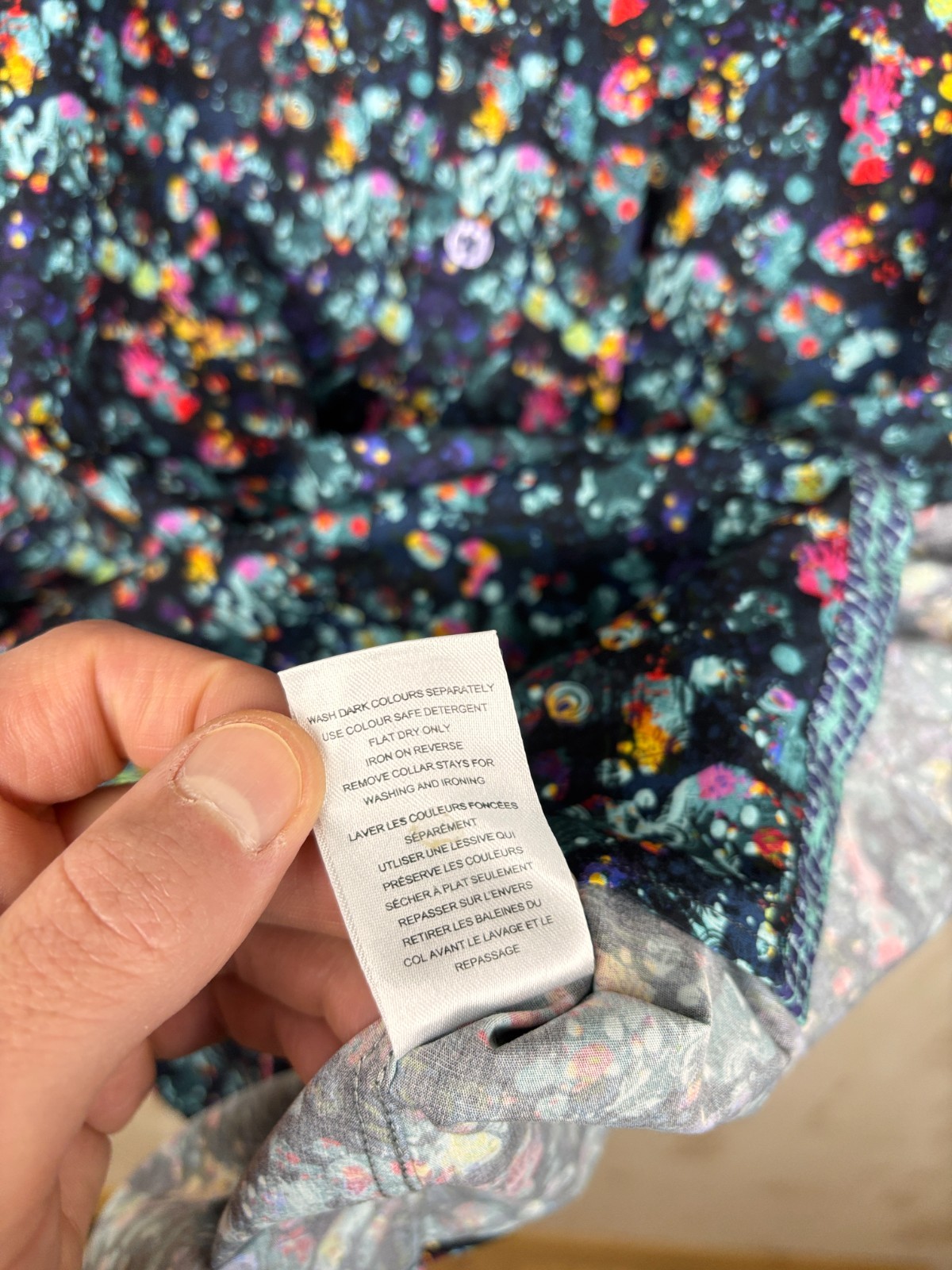 Blake Mill Multicolor Pattern Short Sleeve Shirt … - image 11