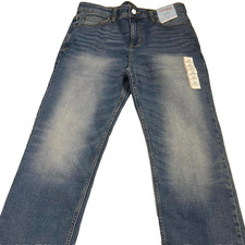 Cat  Jack Boys Medium Wash Straight-Leg Denim Jeans  Size 16  NWT