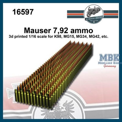 FC MODEL TREND FCMT16597 Mauser 7,92 mm ammo (1:16)