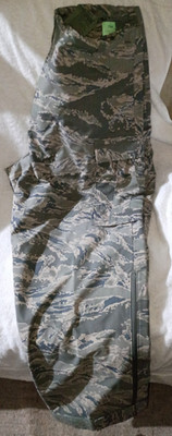 USAF Tiger Stripe ABU Goretex Trousers All Purpose Environmental Large Regular