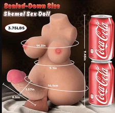 Sex Trans Doll 3.9LB Penis Love TAN Toy Shemale Male Masturbators Pocket Pussy