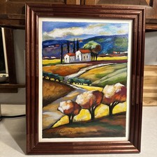 Slava Brodinsky  "Meadows" Framed Hand Signed & # Serigraph Art 
