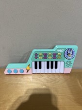 VTech Bluey Bluey's Keytar Keyboard Baby Toy Learning Guitar Piano - WORKING
