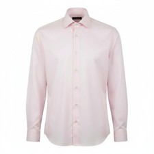 Robert Graham Men's 100 Cotton Button Up Dress Shirt Pink Size 42 / 16.5