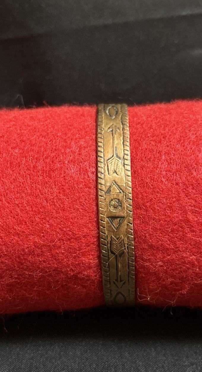 Native American STHWST SOLID COPPER cuff bracelet… - image 1