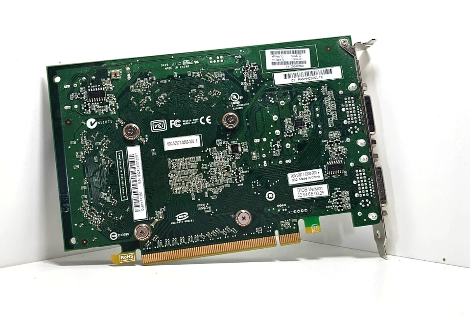 NVIDIA QUADRO FX380 2 x DVI-I Port  256 MB GDDR3 High Profile - Image 4 of 4