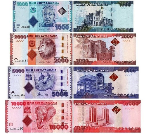 Full set of Tanzania Shillings 2020 UNC - Afbeelding 2 van 6