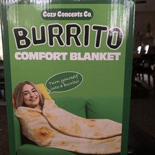 Tortilla Blanket Burrito Comfort Blanket Brand New