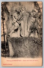 Vintage Postcard- Pelerinage de Benoite Vaux Chemin de la Croix X+Station