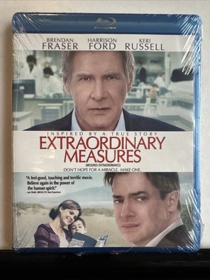 Extraordinary Measures (Blu-ray Disc, 2010) Harrison Ford Rare OOP Sealed New