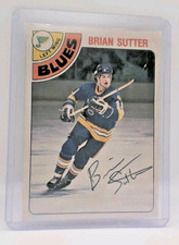 Brian Sutter 1978-79 O-Pee-Chee #319 Autograph Blues OPC Auto VG