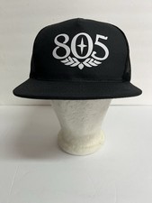 805 Brewery Trucker Hat Cap Snapback Black Wh...