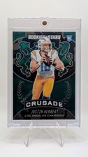 🔥 2020 Panini Rookies & Stars - JUSTIN HERBERT (RC) #CR-23 Crusade /5 Green 🔥