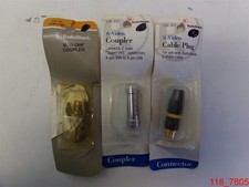 MIXED LOT of 3 NOS RadioShack 278-172 278-455 Coupler 278-451 Cable Plug