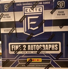 2026 DONRUSS ELITE BASEBALL SEALED HOBBY BOX 2 AUTOS POSSIBLE KABOOMS LOADED!!