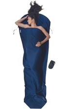 Doublure De Sac De Couchage Cocoon Mummy En Coolmax Noir, Idéale Pour Le Camping Et Randonnée