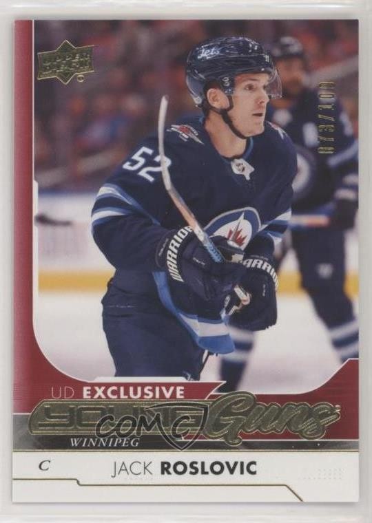 2017-18 Upper Deck Young Guns Exclusives 73/100 Jack Roslovic #240 k1r