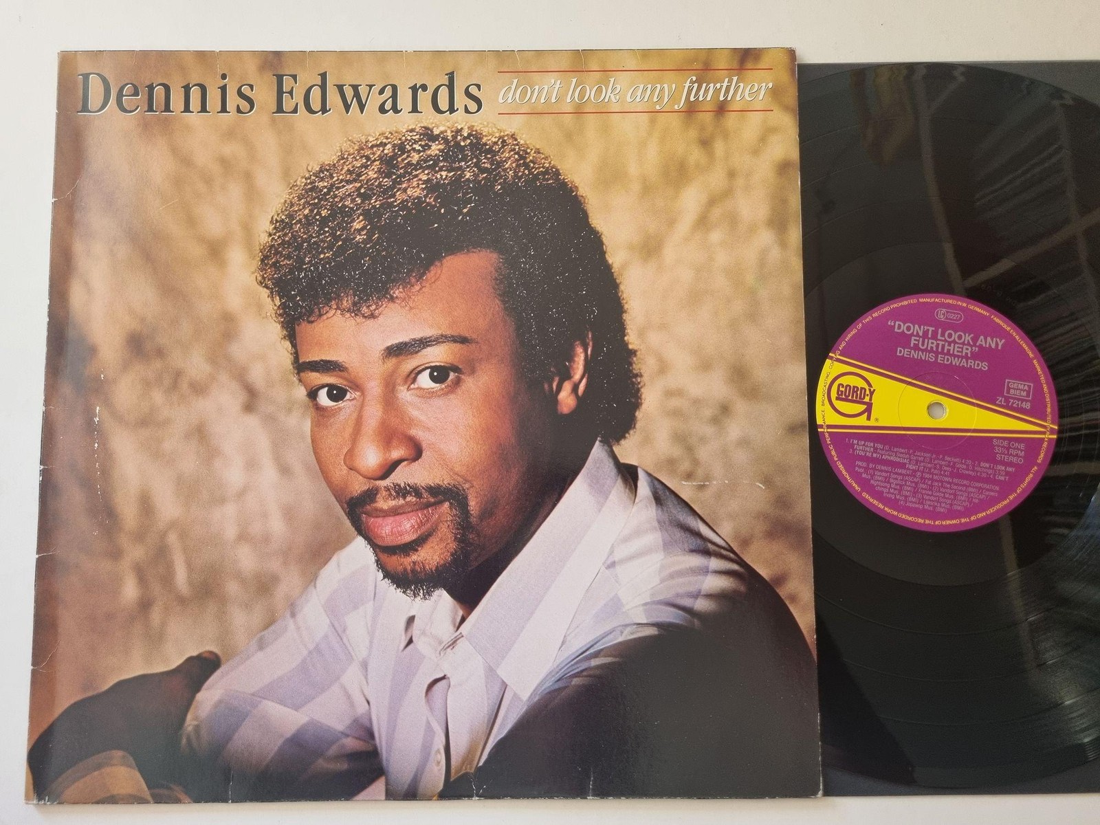 Dennis Edwards - Don't Look Any Further Vinyl LP Europe