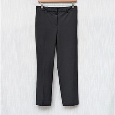 Aritzia Babaton Black Classic Trouser Mid-Rise Slim Cropped Pants, size 4