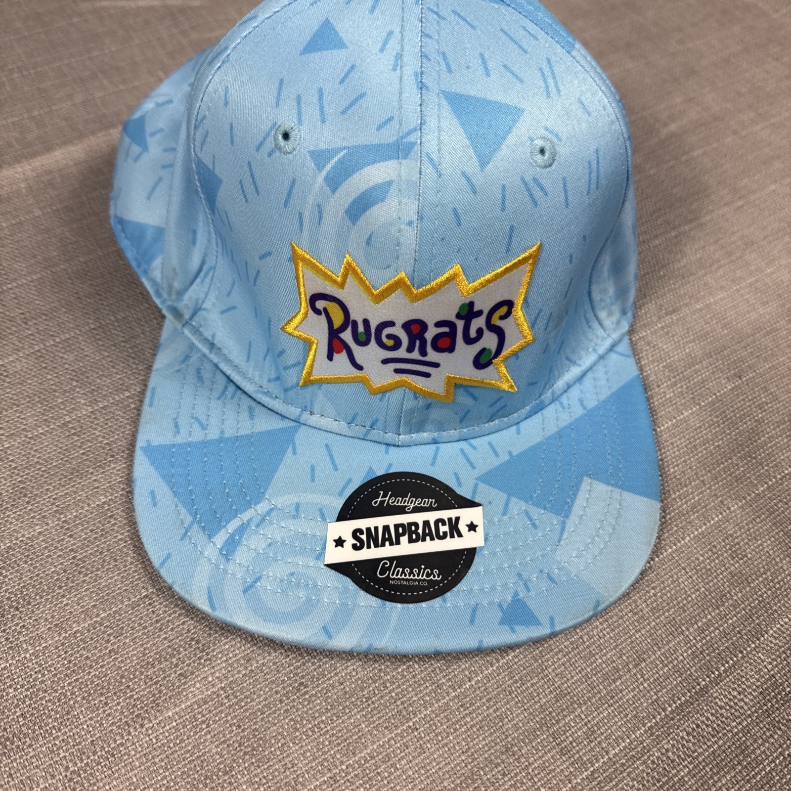 Headgear Classics Hat Rugrats Nickelodeon Adjustable Snapback Blue Cap