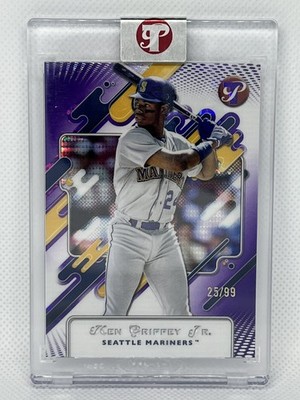 2025 Topps Pristine Ken Griffey Jr. Purple Refractor #/99 Mariners