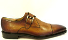 Men's Magnanni Marco II Burnished Tan Single Buckle Monk Strap Loafers Size 14 M — photo 4