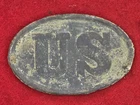 EXCAVATED CIVIL WAR RELIC U.S CARTRIDGE BOXPLATE RECOVERED BATTLE GRAND ECORE