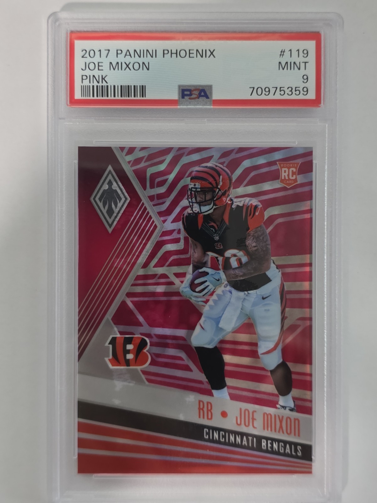 Joe Mixon Panini Phoenix #119 Pink