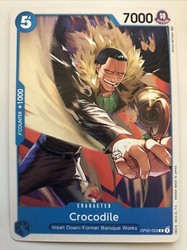 One Piece TCG Crocodile OP02-053 Common Paramount War