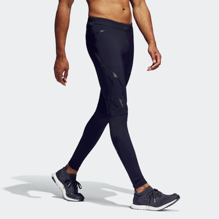 adidas blue running tights