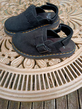 Dr Martins clogs size 4 in black suede