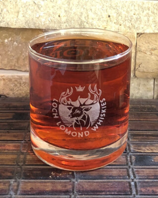 LOCH LOMOND Collectible Whiskey Glass