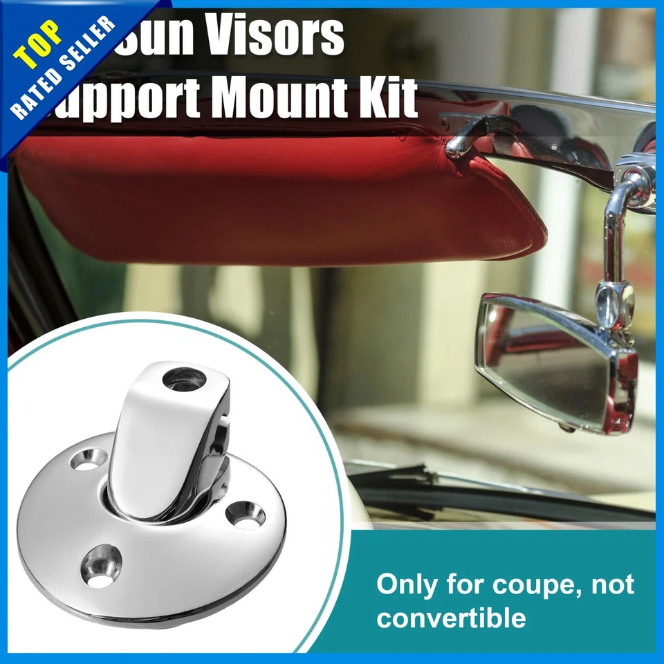 Kit de 2 pares de soportes de soporte para parasol 7790753 para Oldsmobile Cutlass 1966-1968 Foto 3 de 4