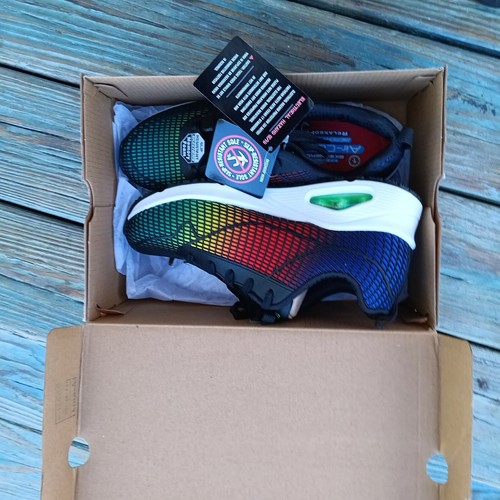 NIB Skechers Womens Uno Eye Catching Sneakers 8.5 Slip Nurse Shoes * Damaged Box - Picture 5 of 16