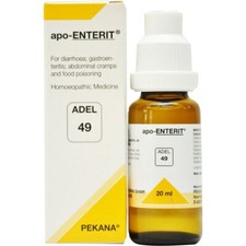 ADEL 49 Drops 20ml Pack apo-ENTERIT Adel PEKANA Germany OTC Homeopathic Drops
